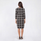 Womens Sami & Jo 3/4 Sleeve Plaid Sweater Dress - image 2