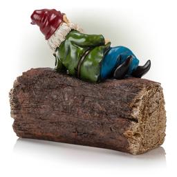 Alpine "Welcome to My Garden" Sign Gnome Statue