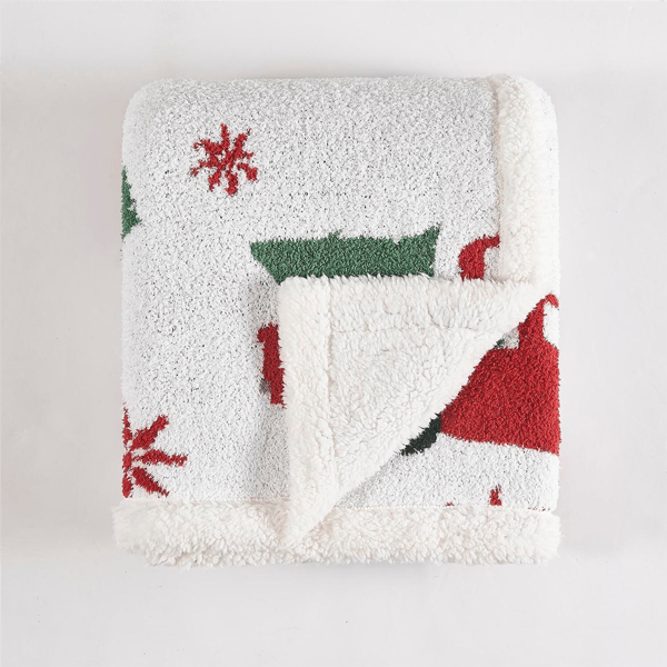 Truly Soft Cozy Tree and Truck Throw Blanket