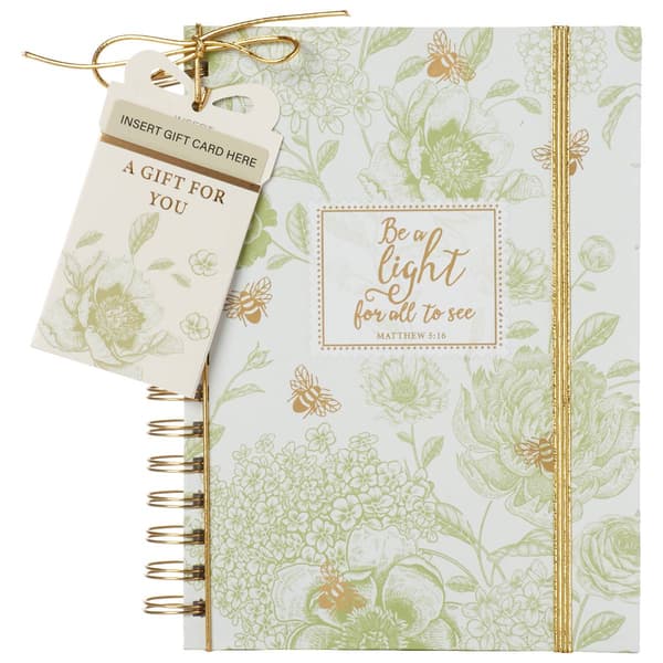 Votum Be The Light Spiral Notebook w/ Pen