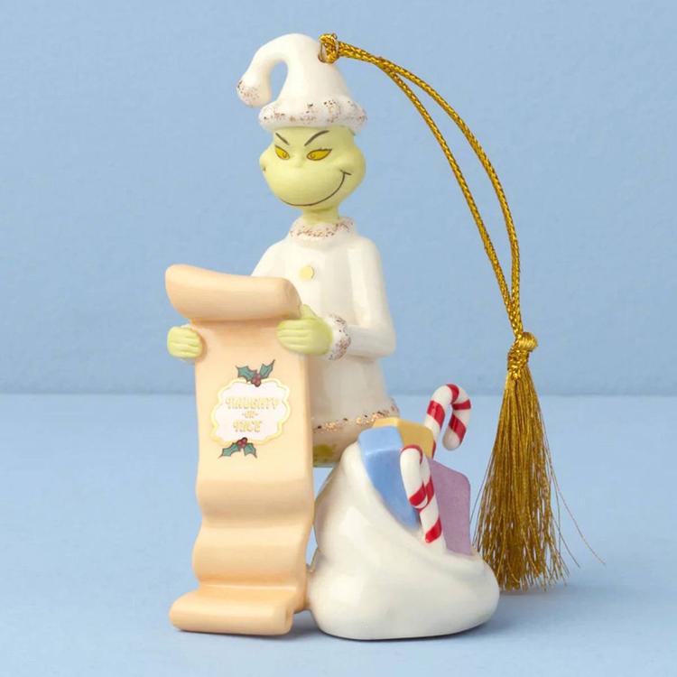 Lenox(R) Grinch''s List Ornament