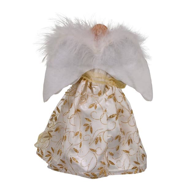 Kurt Adler Gold Angel Tree Topper w/ Color Changing LED