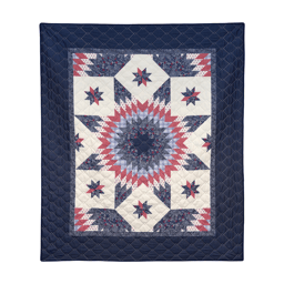 Donna Sharp Bluefield Star Quilted Throw