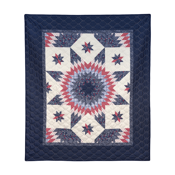 Donna Sharp Bluefield Star Quilted Throw