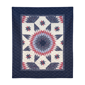 Donna Sharp Bluefield Star Quilted Throw - image 1