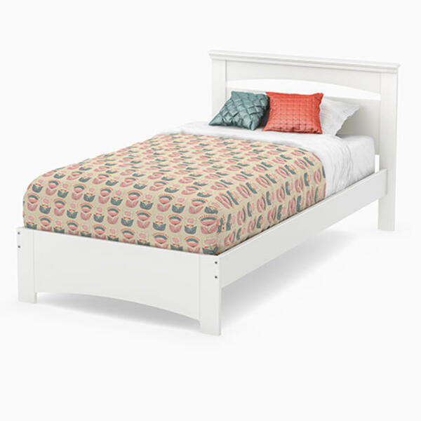 South Shore Libra Twin Bed Set - Pure White - image 