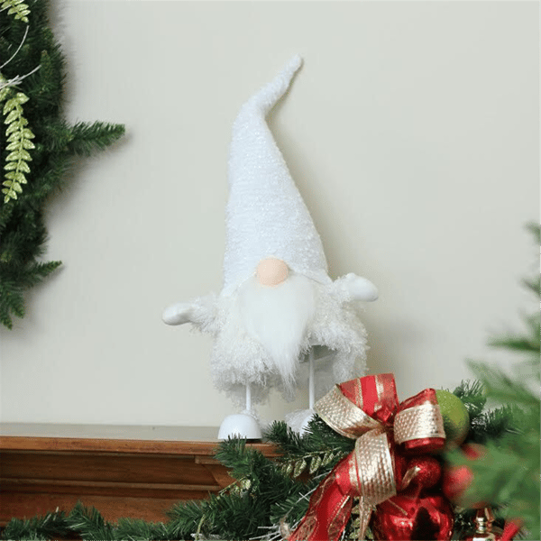 Northlight Sparkling Saul Bobble Action Christmas Gnome - 24in.