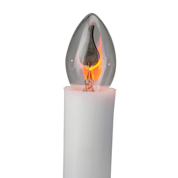 Northlight Seasonal White Flicker Flame Christmas Candle Lamp