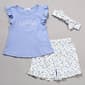 Baby Girl (12-24M) Rene Rofe(R) 3pc. Daddy''s Love Tank & Shorts Set - image 1