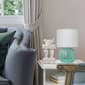 Simple Designs Glass Jar-Shaped Table Lamp w/Fabric Shade - image 7