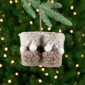 Northlight High Pile Fleece Winter Booties Christmas Ornament - image 1