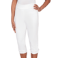 Womens Alfred Dunner Port Side Pull On Pearl Hem Capris - image 5
