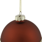 Northlight 3.5in. Red & Gold Glass Ball Christmas Ornament - image 5