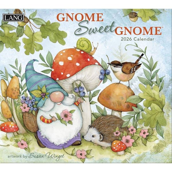 Lang&#174; 2026 Gnome Sweet Gnome Wall Calendar