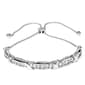 Haus of Brilliance Sterling Silver 1/10ctw. Diamond X Bracelet - image 1