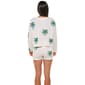 Juniors No Comment Palm Tree Sweater and Shorts Lounge Set - image 3