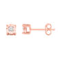Diamond Classics&#40;tm&#41; 10kt. Rose Gold 1/10ctw. Stud Earrings - image 1