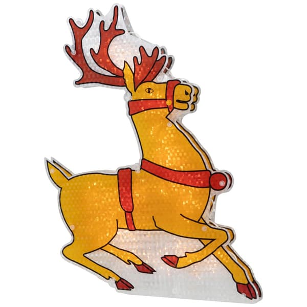 Northlight Seasonal Shimmering Reindeer Window Silhouette