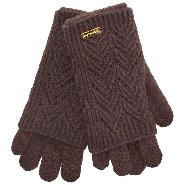 Womens Steve Madden Pointelle Cuff Gloves - image 