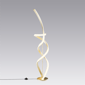 Infibrite Golden 59in. Swirl LED Stepless Dimming Floor Lamp - image 1