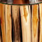 9th & Pike® Brown Rustic Teak Wood & Glass Accent Table - image 4