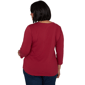 Plus Size Ruby Rd. Must Haves II 3/4 Sleeve Pawsitive Vibes Tee - image 2