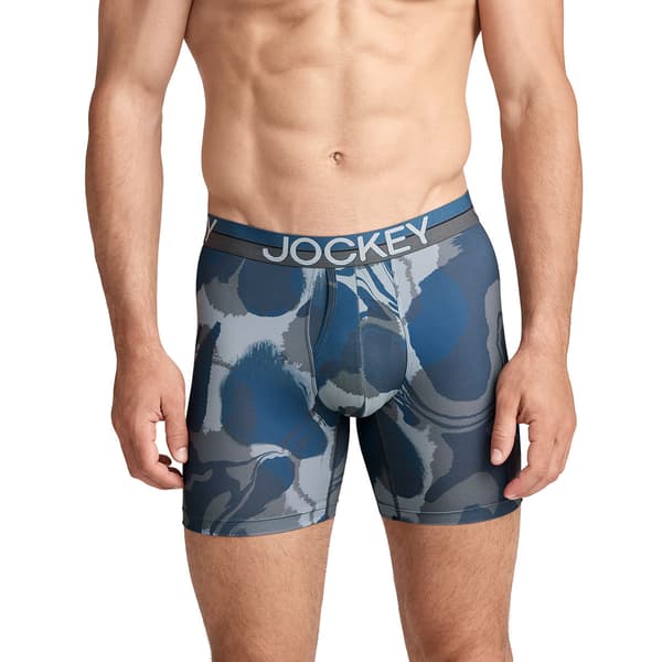 Mens Jockey® 3pk. Infinite Cool Boxer Briefs - Blue/Grey