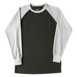 Young Mens Architect(R) Jean Co. Long Sleeve Raglan Crew Thermal