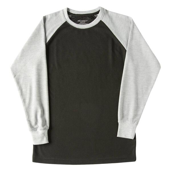 Young Mens Architect(R) Jean Co. Long Sleeve Raglan Crew Thermal - image 