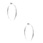 Anne Klein Silver-Tone Hoop Pierced Earrings - image 1