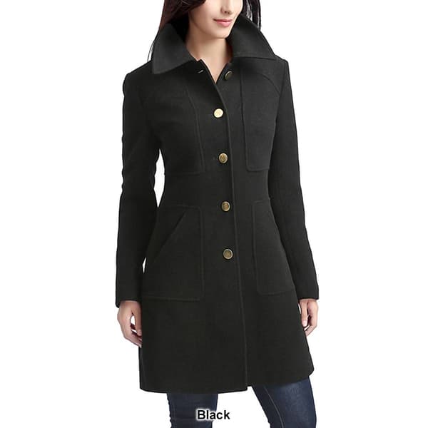 Womens BGSD Wool Blend Walking Coat