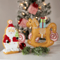 Northlight Gingerbread Rocking Horse Christmas Figurine - image 2