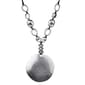 Roman Bella Uno Organic Round Disc Pendant Necklace - image 1