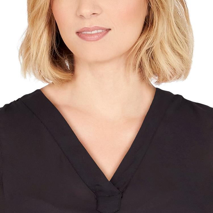 Womens Emaline Essentials  V-Neck Georgette Blouse
