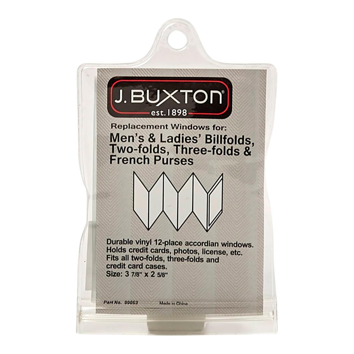 Womens Buxton Wallet Inserts Replacement Windows