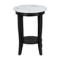 Convenience Concepts American Heritage Marble Round End Table - image 4
