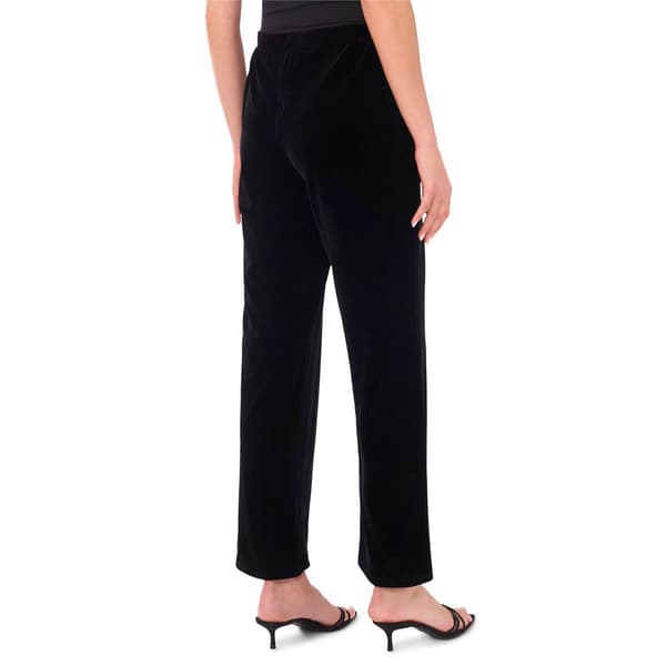 Womens MSK Velvet Straight Leg Casual Pants