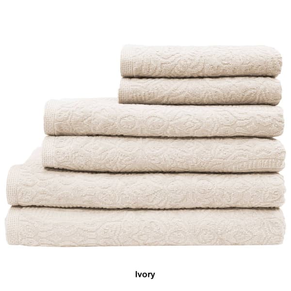 Portofino 6pc. Velour Bath Towel Set