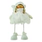 Northlight Snowy Plush Angel Bobble Girl Christmas Figure - image 1