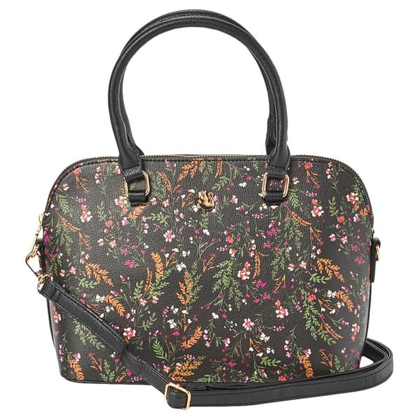Gloria Vanderbilt Autumn Foliage Dome Satchel - image 