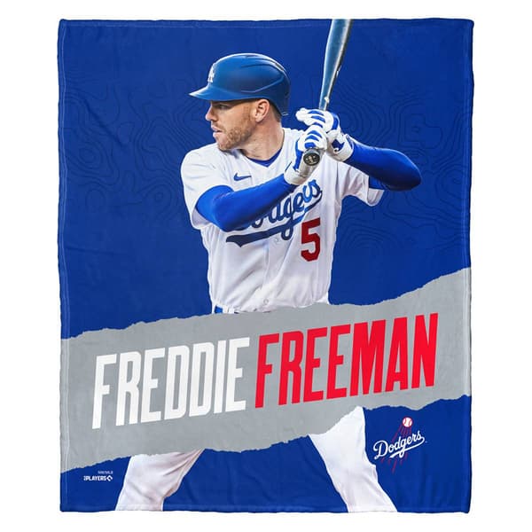 Northwest Los Angeles Dodgers Freddie Freeman Sherpa Throw