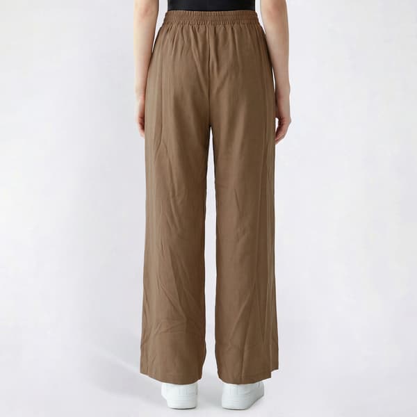 Juniors A.Byer Melange Wide Leg Trouser Pants