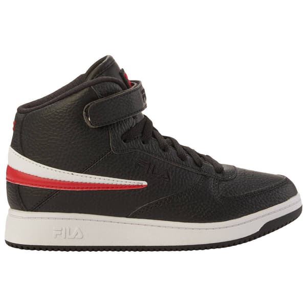 Fila Boys Fila A High High Top Athletic Sneakers 1.5 Black Red Boscov s