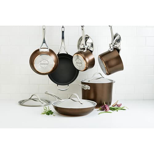 Anolon&#174; Nouvelle Hard Anodized Nonstick Cookware 11pc. Set