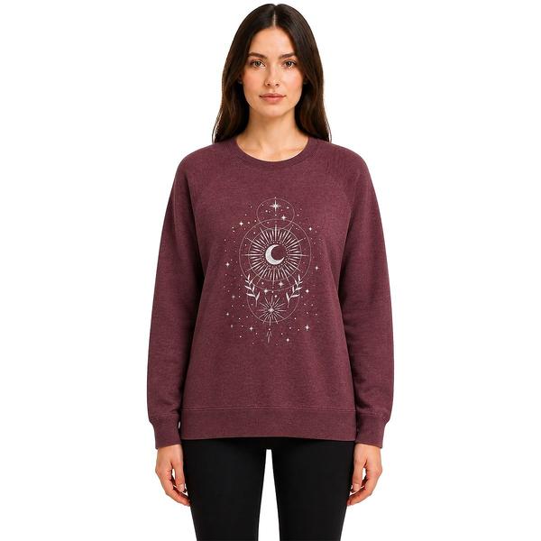 Womens Angels Forever Young Long Sleeve Celestial Sweatshirt