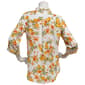 Juniors A. Byer Lemon Portofino Button Up Top - image 3