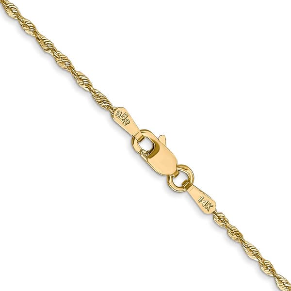 Gold Classics&#8482; 1.5mm. Diamond Cut Light Rope Necklace