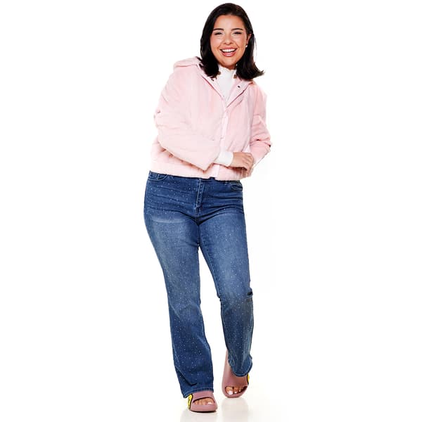 Juniors Plus Madden Girl Rhinestone Bootcut Jeans