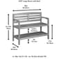 New Ridge Home Goods Large Storage Bench - image 6