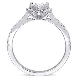 Laura Ashley® Sterling Silver 1/3ct. Diamond Heart Ring